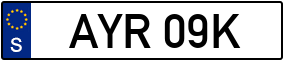Truck License Plate